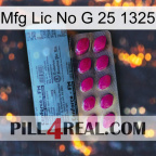 Mfg Lic No G 25 1325 35